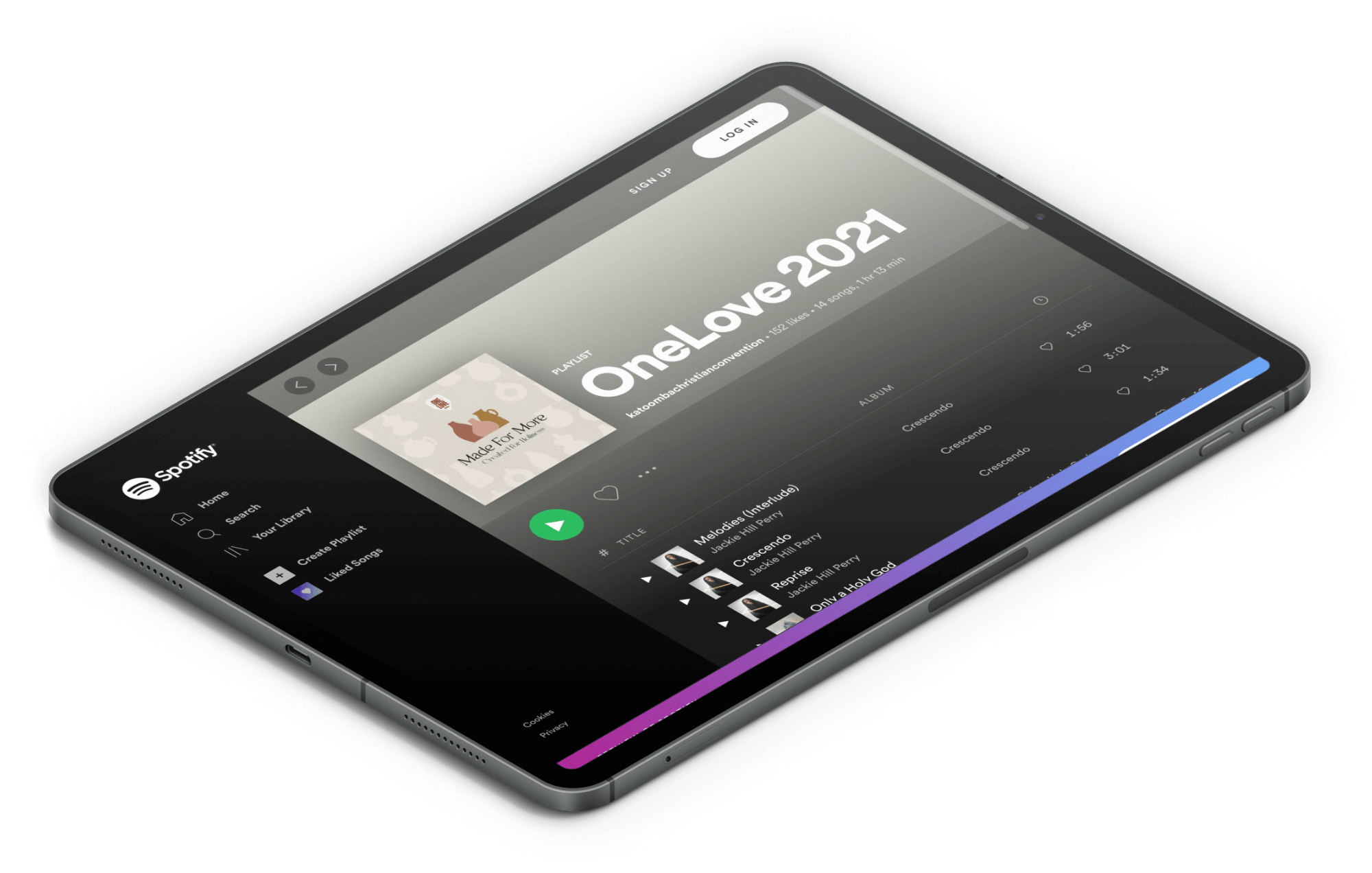 onelove 2021 Spotify playlist
